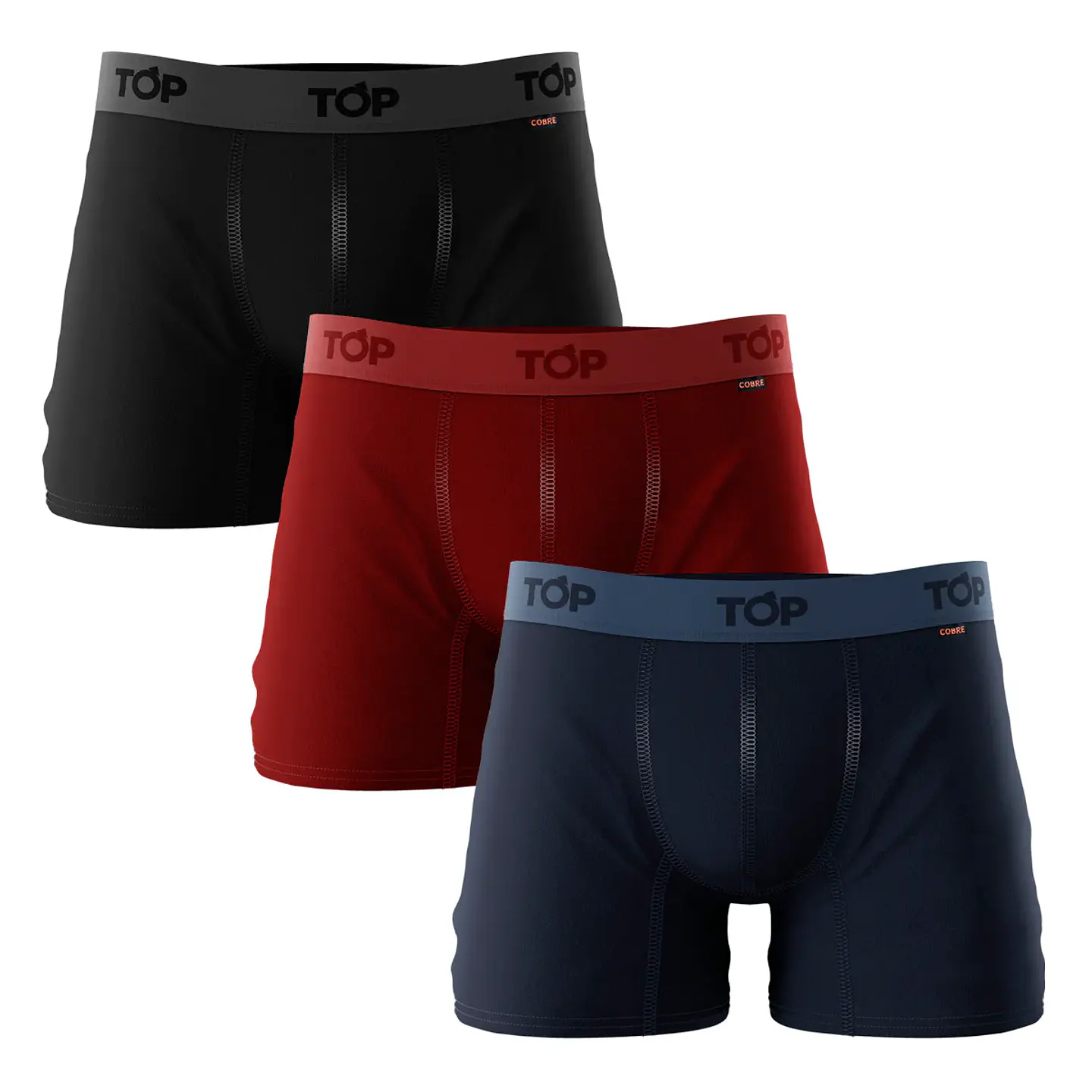 Boxer Hombre Cobre Multicolor Top 208ACOBP/3 2