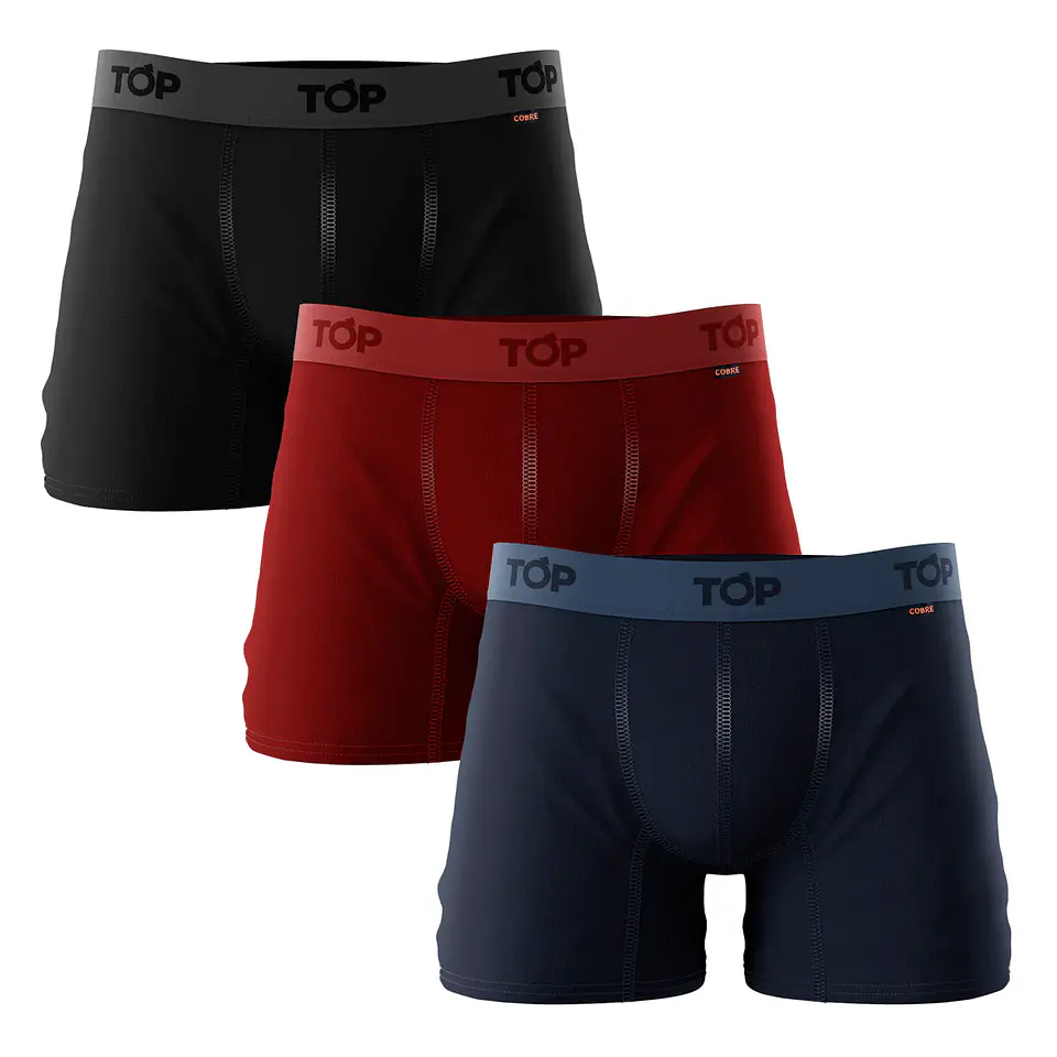 Boxer Hombre Cobre Multicolor Top 208ACOBP/3 2