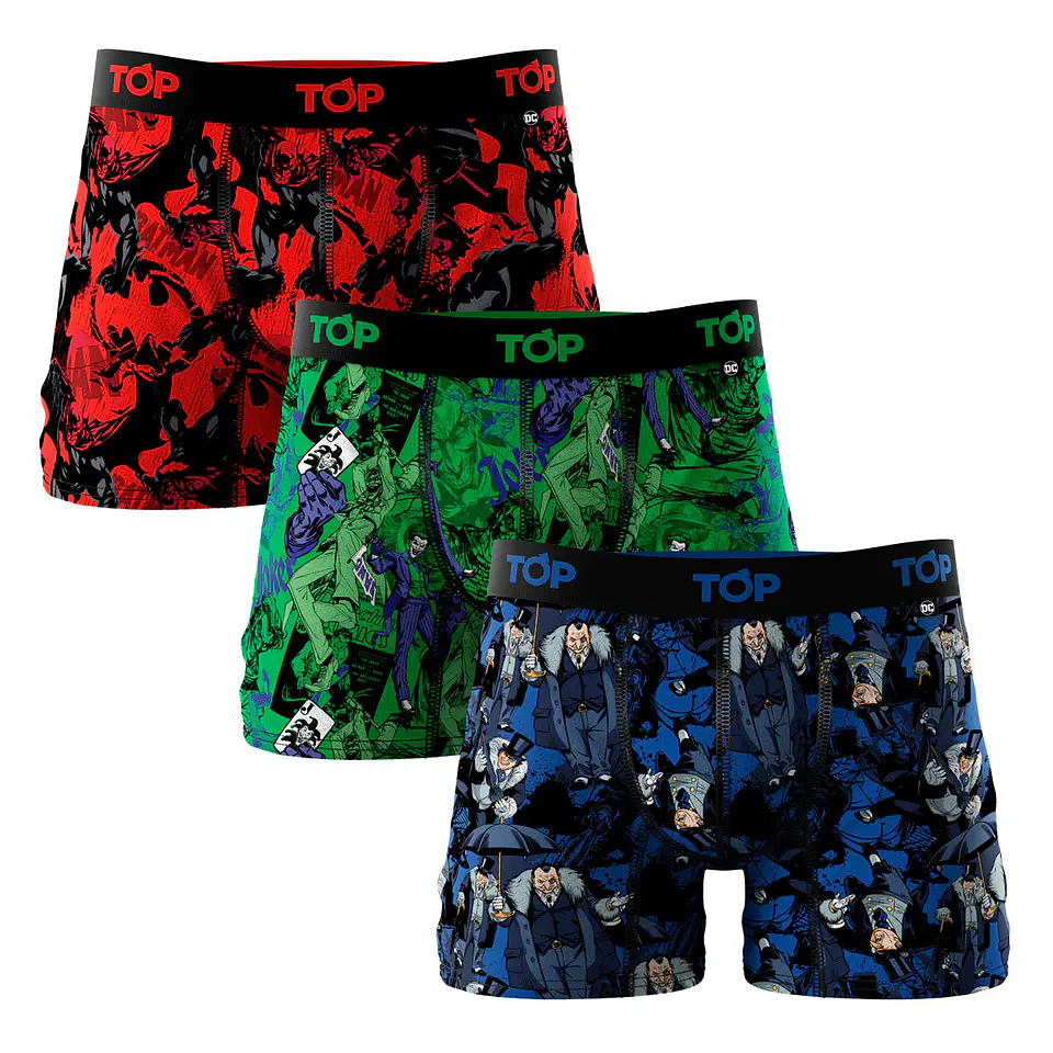 Boxer Hombre Multicolor Top 208ADCP/3 6