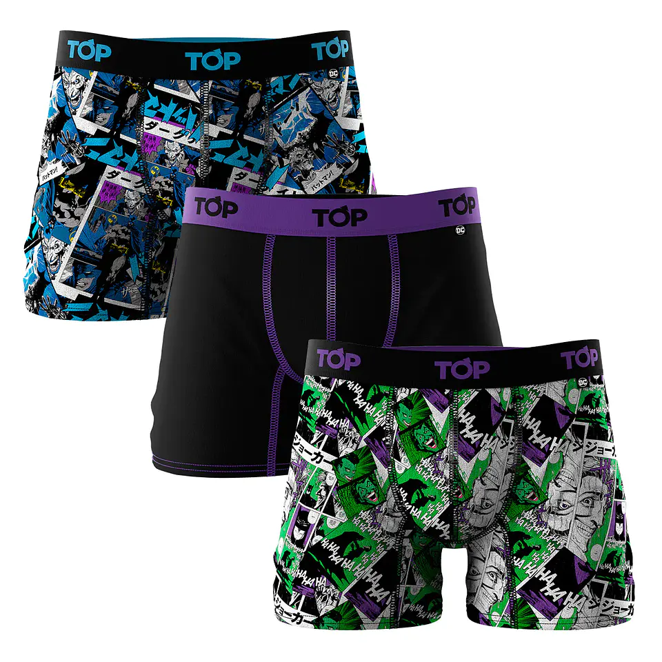 Boxer Hombre Multicolor Top 208ADCP/3 8