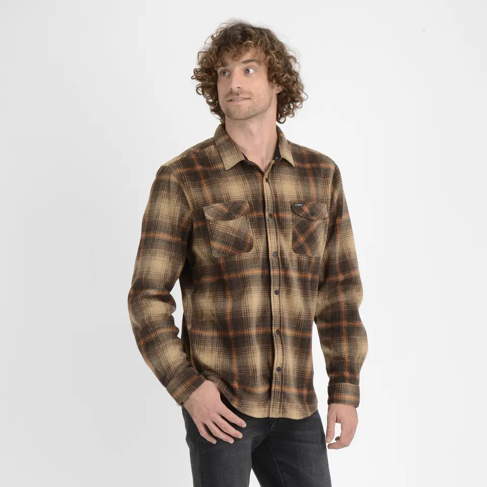 Camisa Hombre Café Oneill 14110704 3