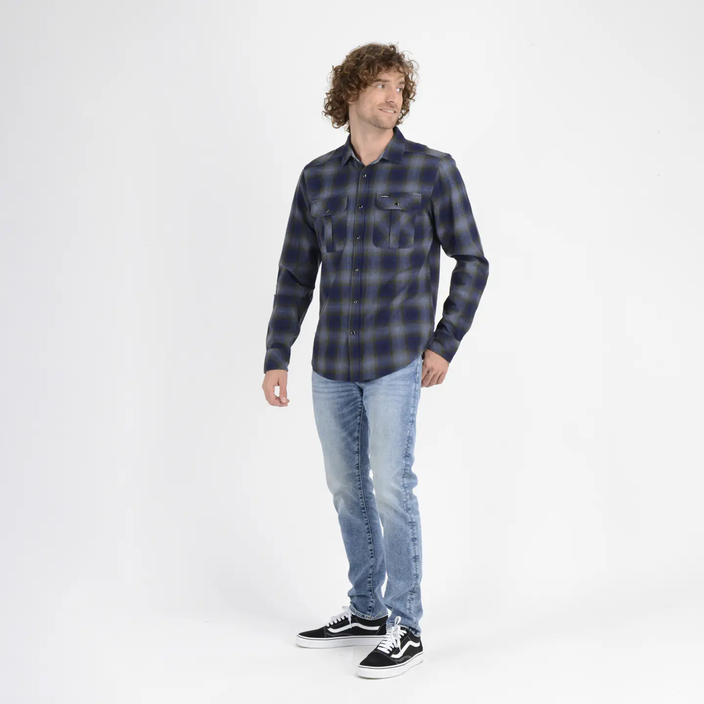 Camisa Hombre Azul Oneill 14110707 4