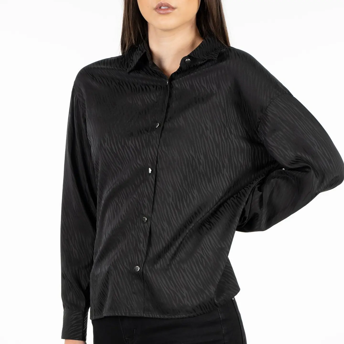 Blusa Mujer Negra Ellus EFL32122 3
