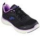 Zapatilla Mujer Negra Skechers 150202BKPR - Miniatura 1