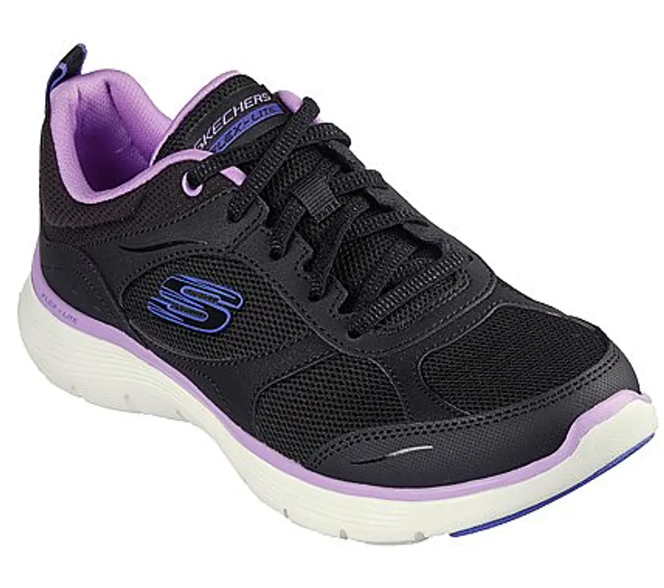 Zapatilla Mujer Negra Skechers 150202BKPR 1