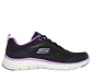 Zapatilla Mujer Negra Skechers 150202BKPR - Miniatura 4