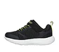 Zapatilla Niño/a Negra Skechers 405096NBKLM - Miniatura 4