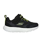 Zapatilla Niño/a Negra Skechers 405096NBKLM - Miniatura 5