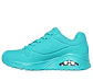 Zapatilla Mujer Turquesa Skechers 73690TURQ - Miniatura 4