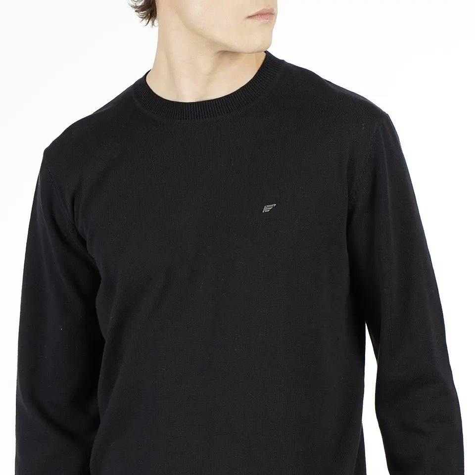 Sweater Hombre Negro Ellus OML80700 1