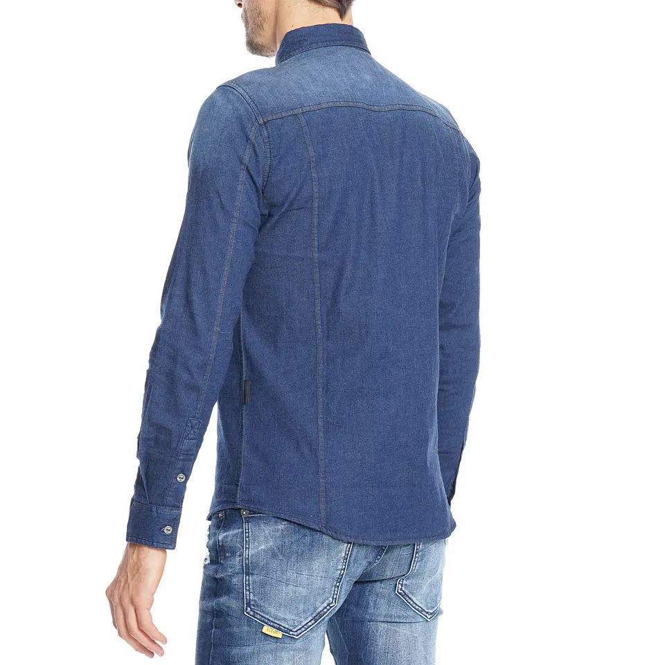 Camisa Hombre Azul Ellus BM082810 3