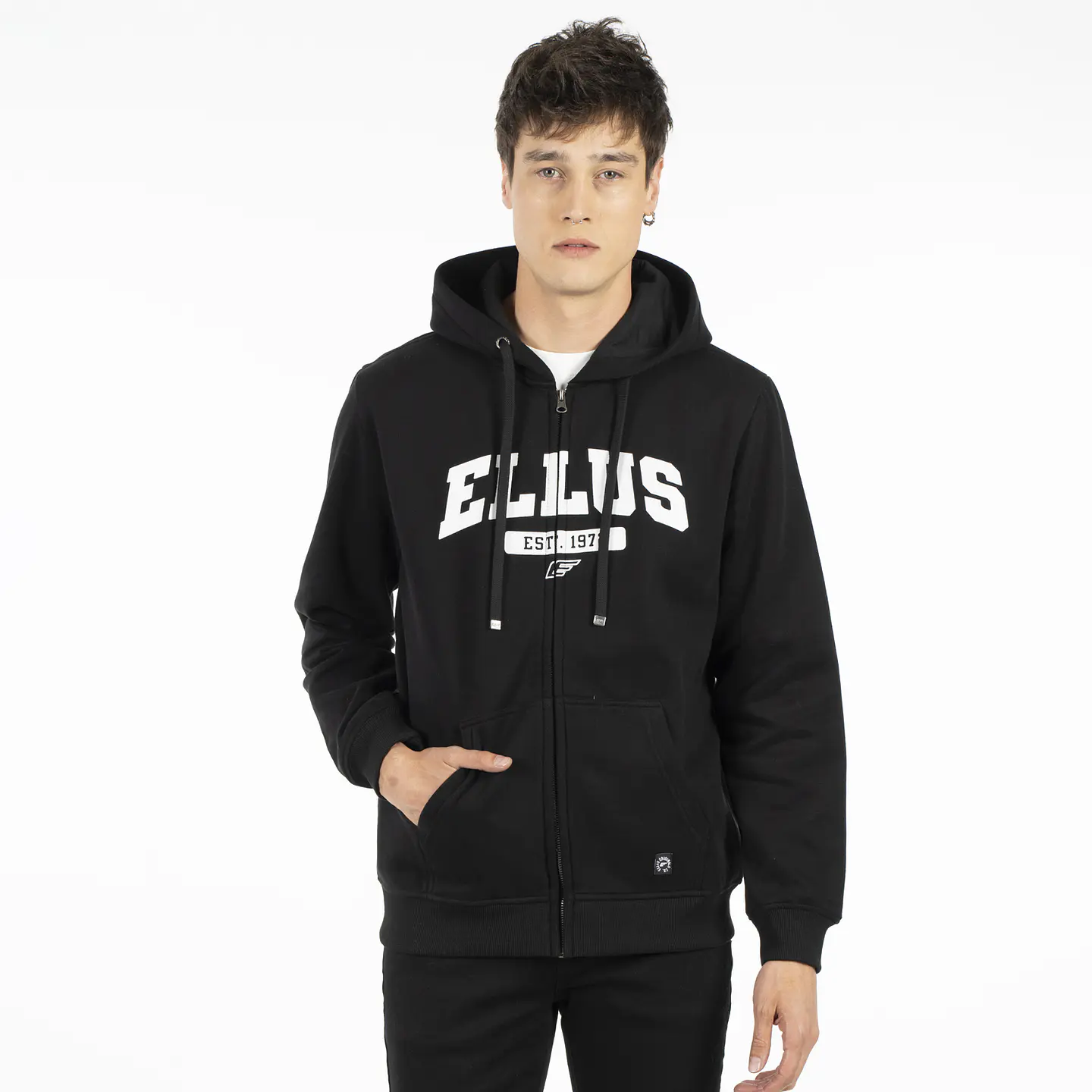 Polerón Hombre Negro Ellus SML63911 1