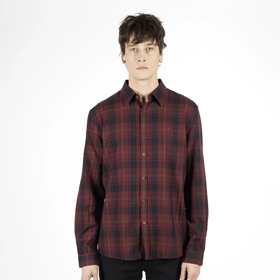 Camisa Hombre Burdeo Ellus BML30503 1