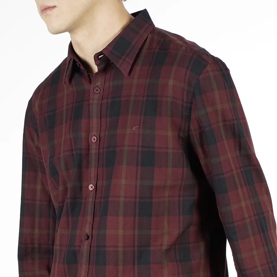 Camisa Hombre Burdeo Ellus BML30503 3