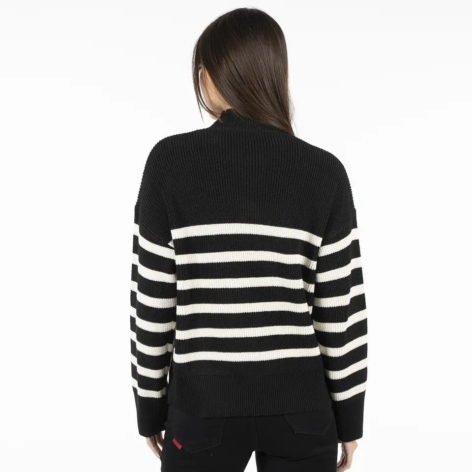 Sweater Mujer Negro Ellus OFL88408 2