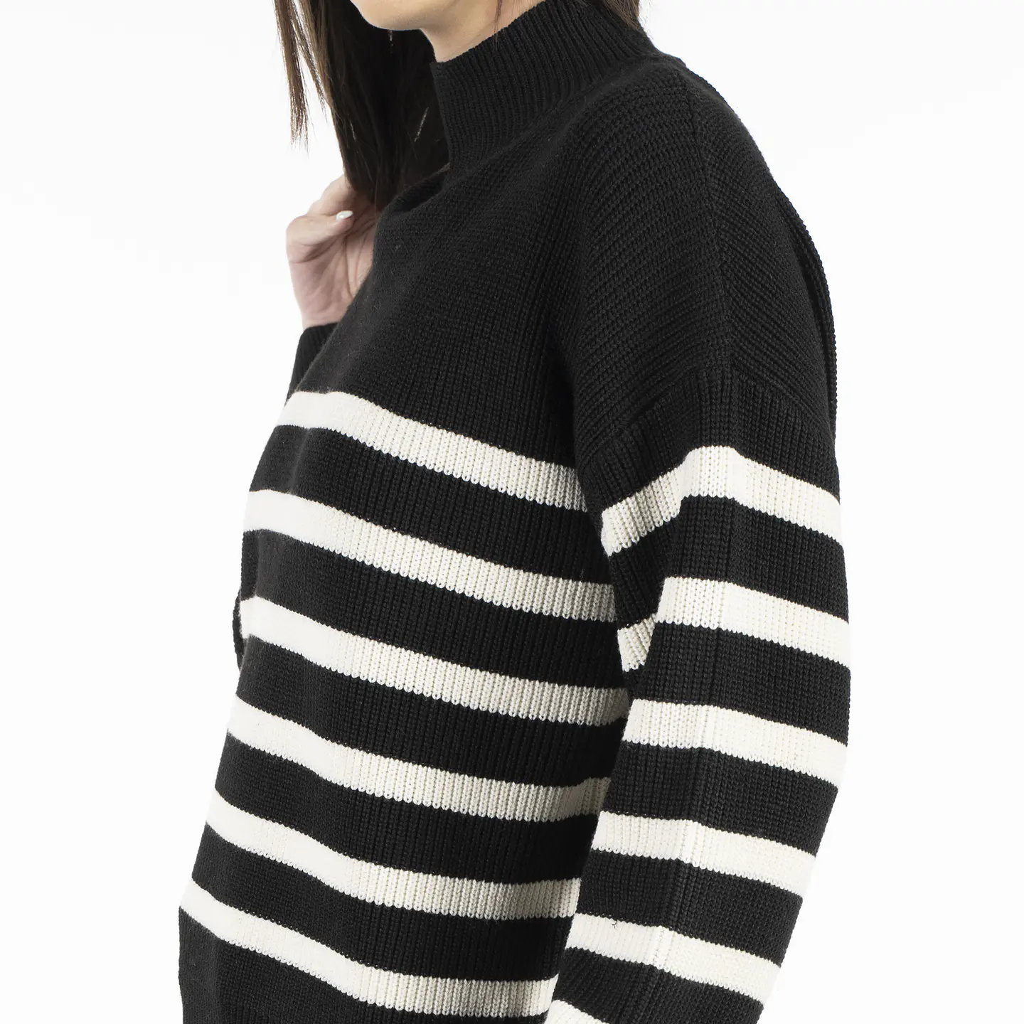 Sweater Mujer Negro Ellus OFL88408 3
