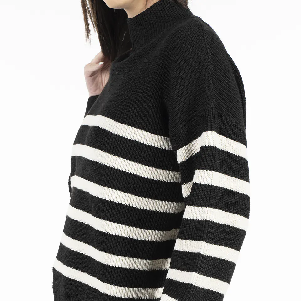 Sweater Mujer Negro Ellus OFL88408 3