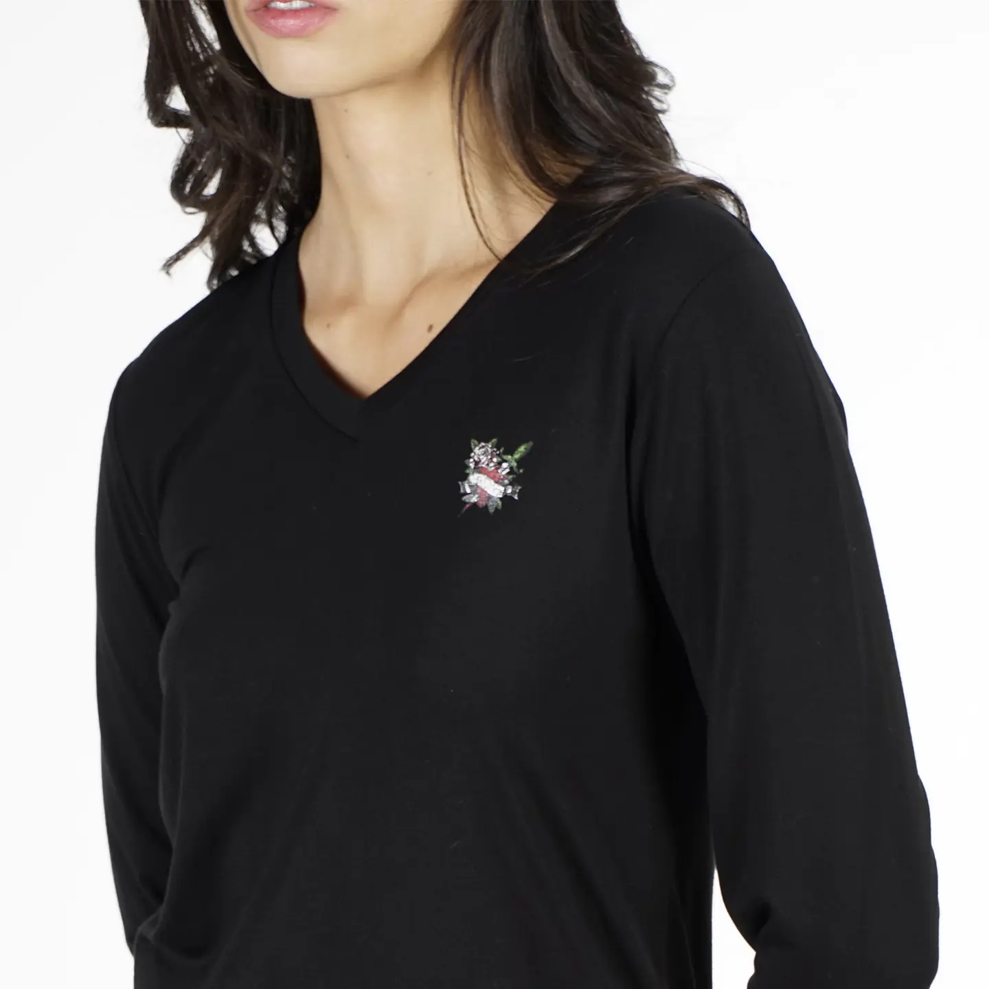 Polera Mujer Negra Ellus DFL50802 3