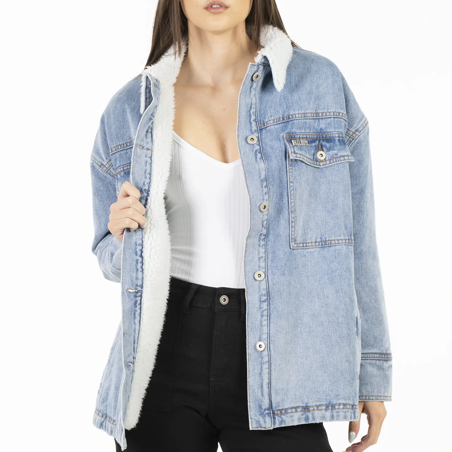 Chaqueta Mujer Celeste Ellus IF047612 3