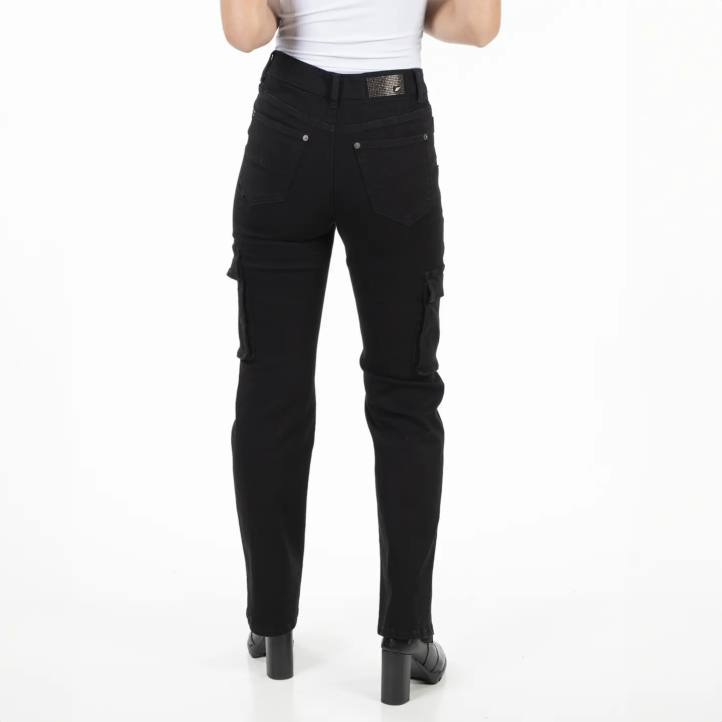 Jeans Mujer Negro Ellus AF051626 2