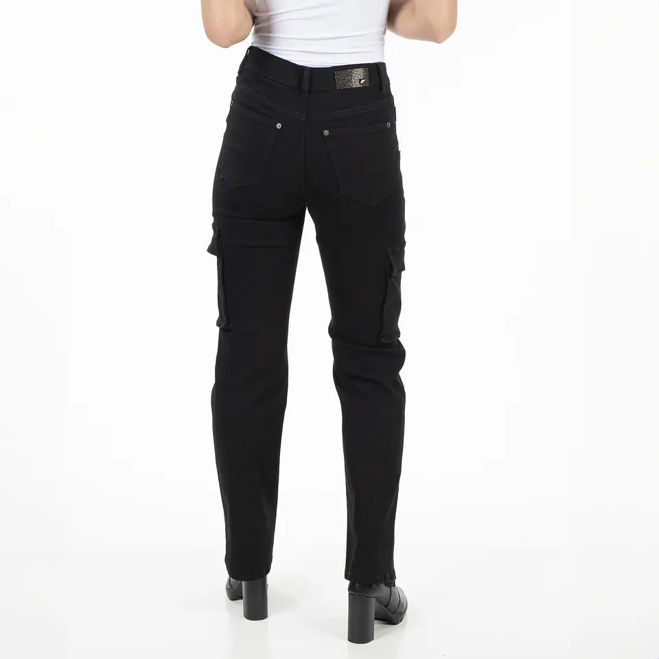 Jeans Mujer Negro Ellus AF051626 2