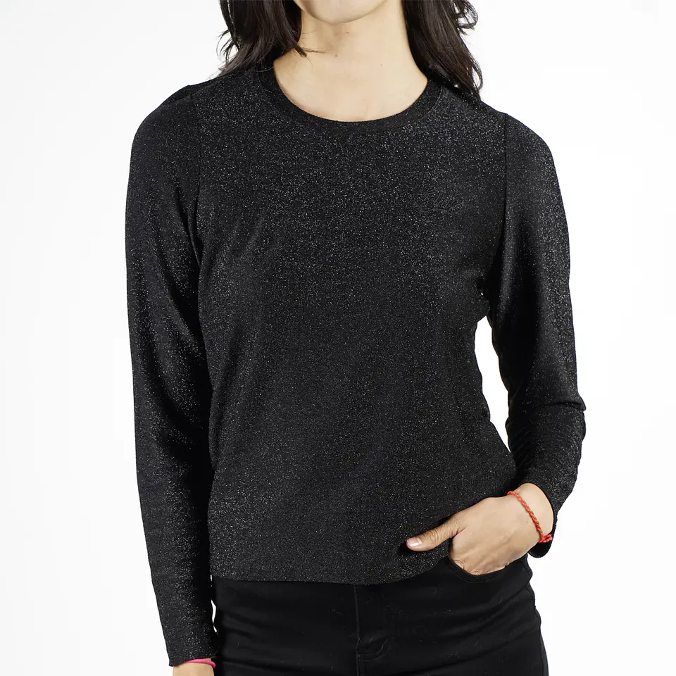 Polera Mujer Negra Ellus DFL90806 3