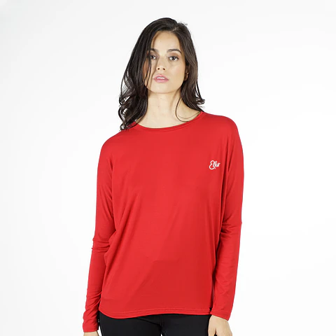 Polera Mujer Roja Ellus DFL50800
