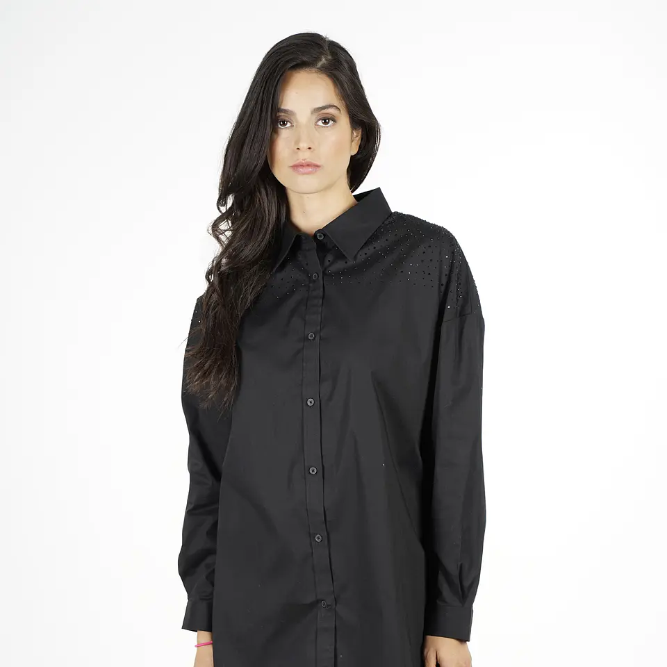 Blusa Mujer Negra Ellus EFL30120 1