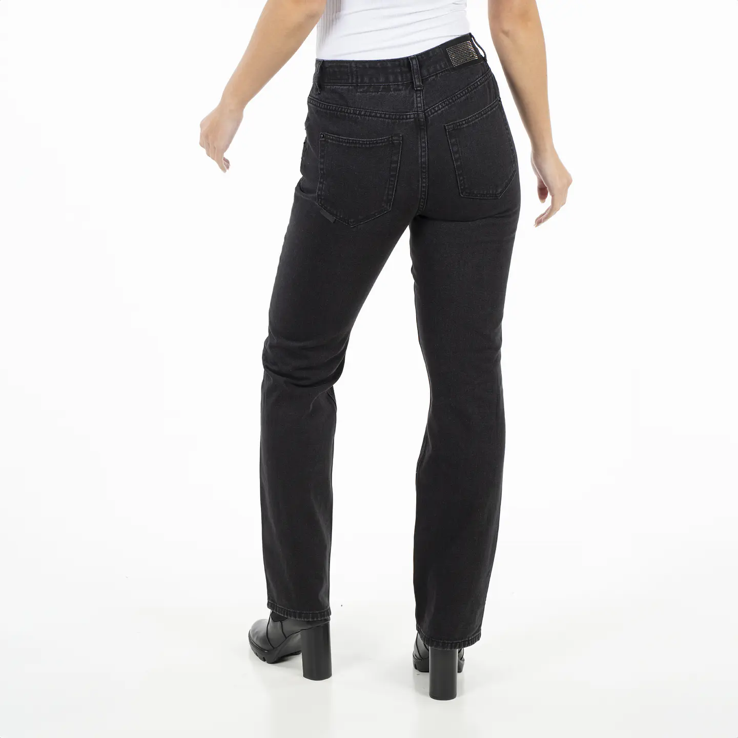 Jeans Mujer Negro Ellus AF075036 2