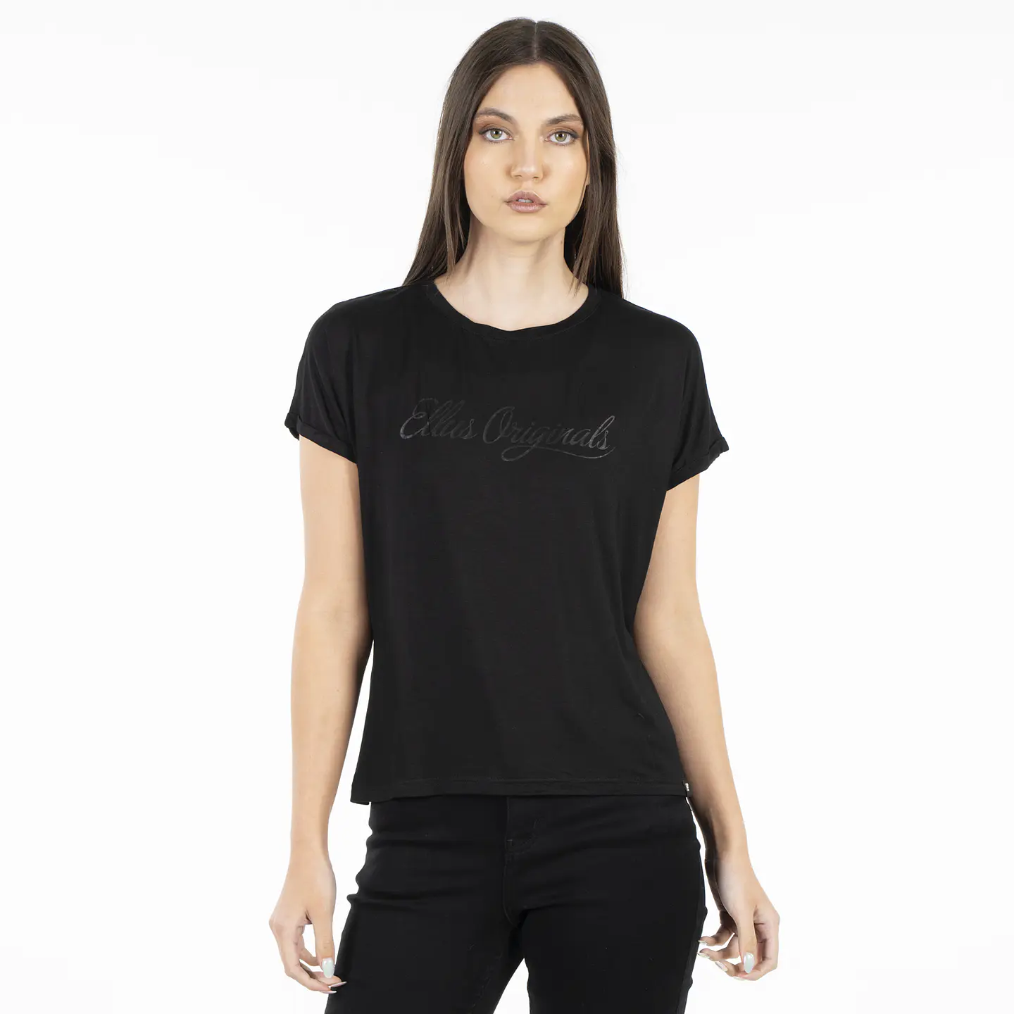 Polera Mujer Negra Ellus DFC50800 1