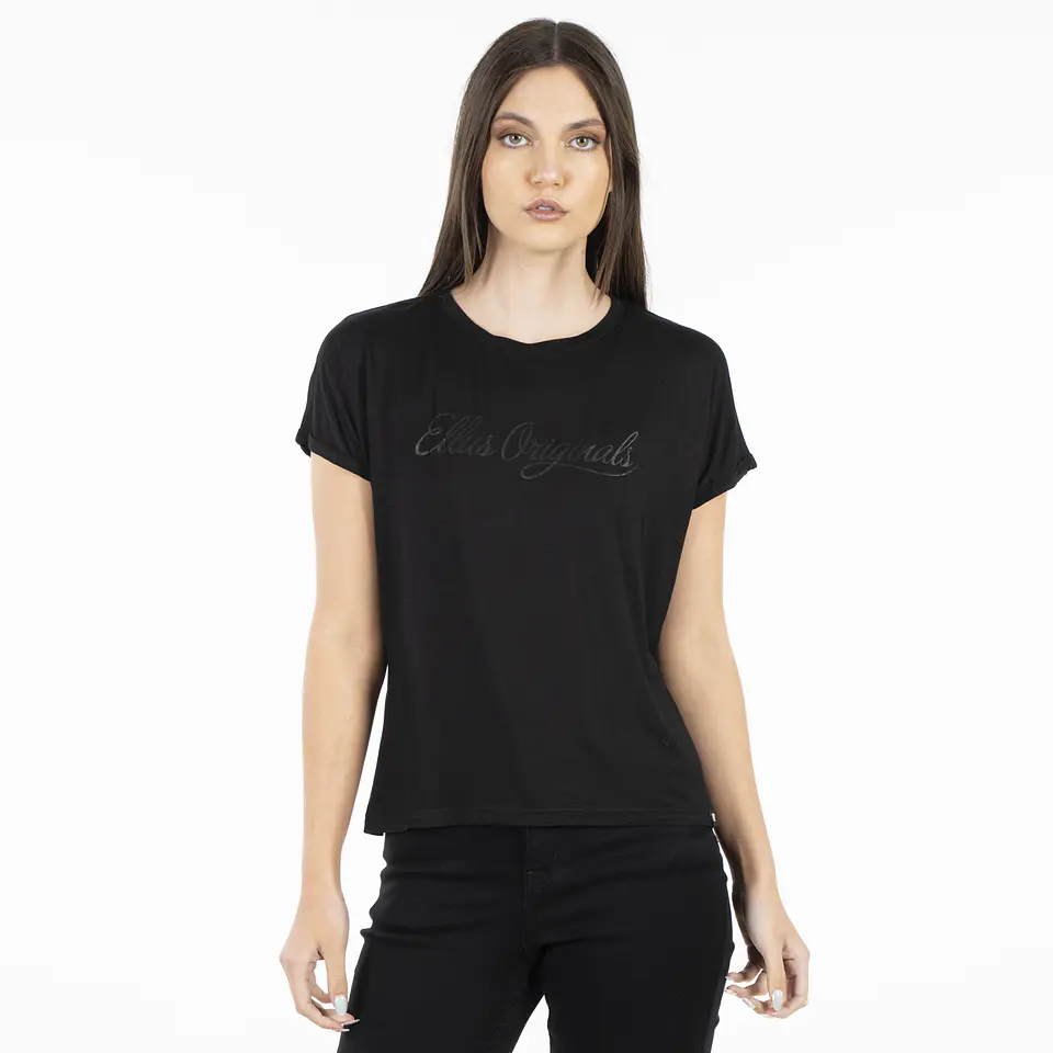 Polera Mujer Negra Ellus DFC50800 1