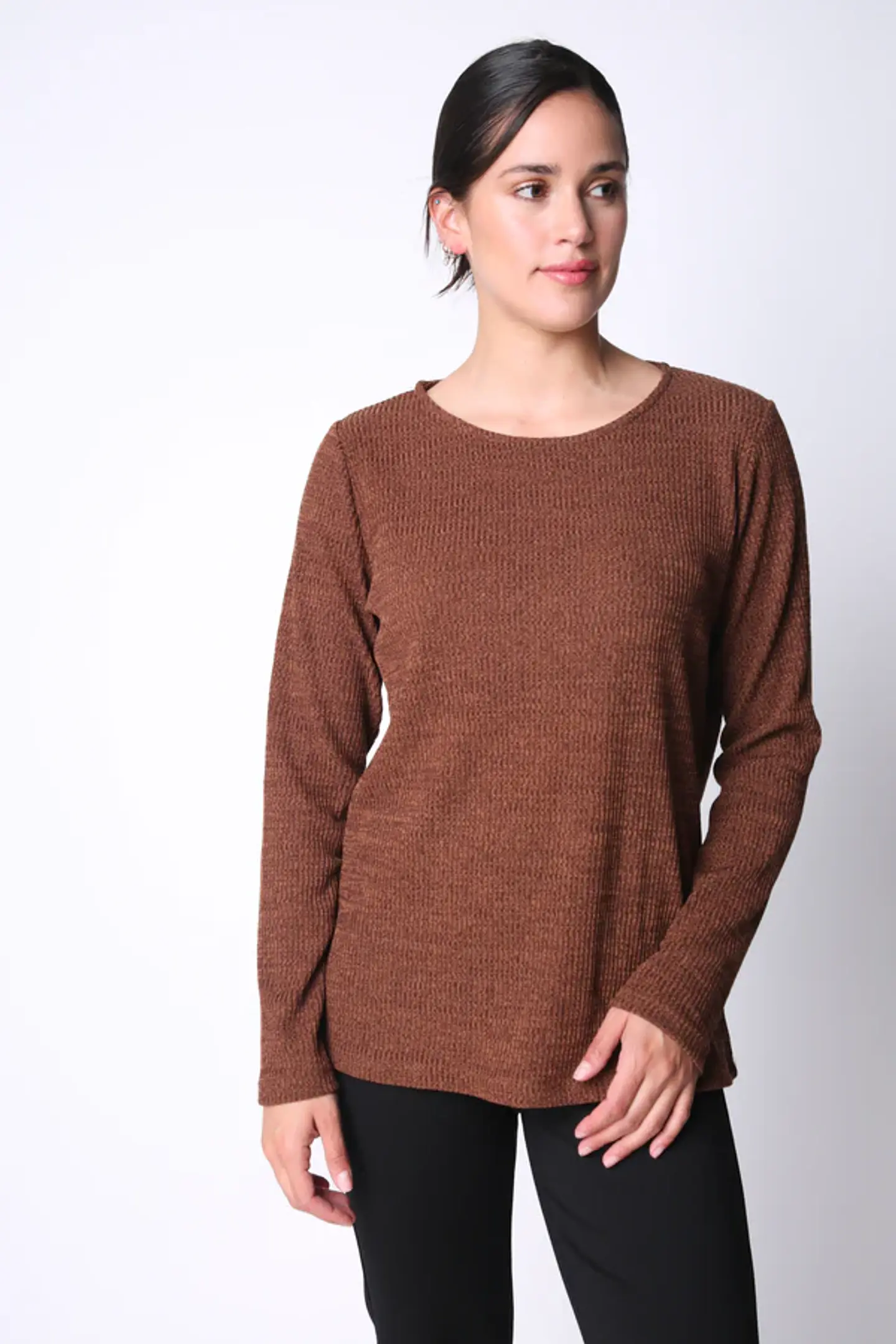 Polera Mujer Café Eclipse 24F61457 1
