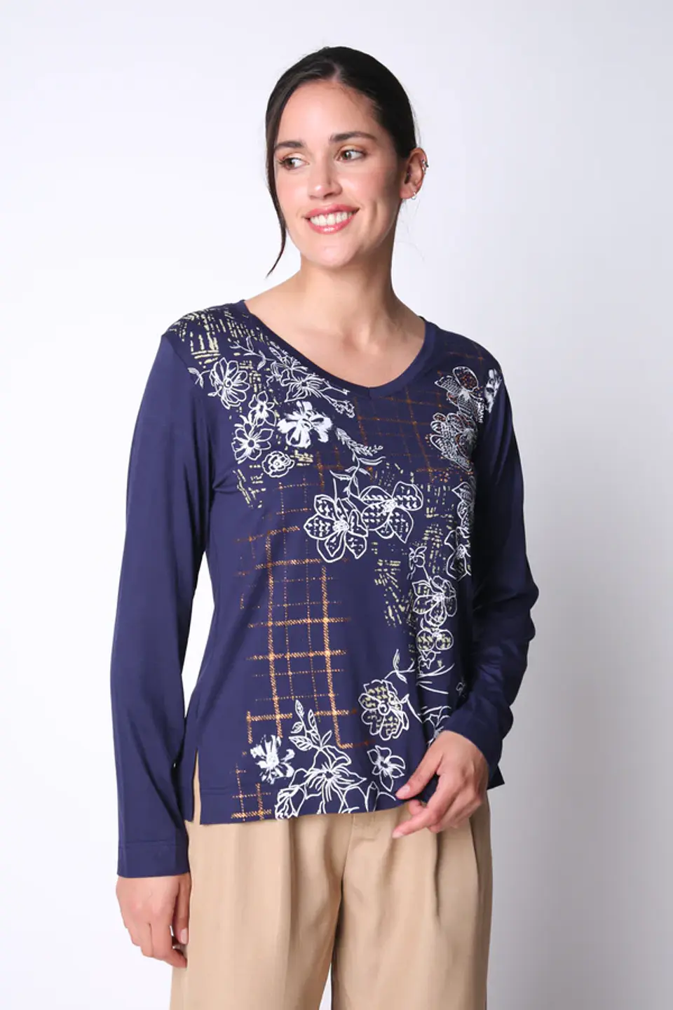 Polera Mujer Navy Eclipse 24F61379 1