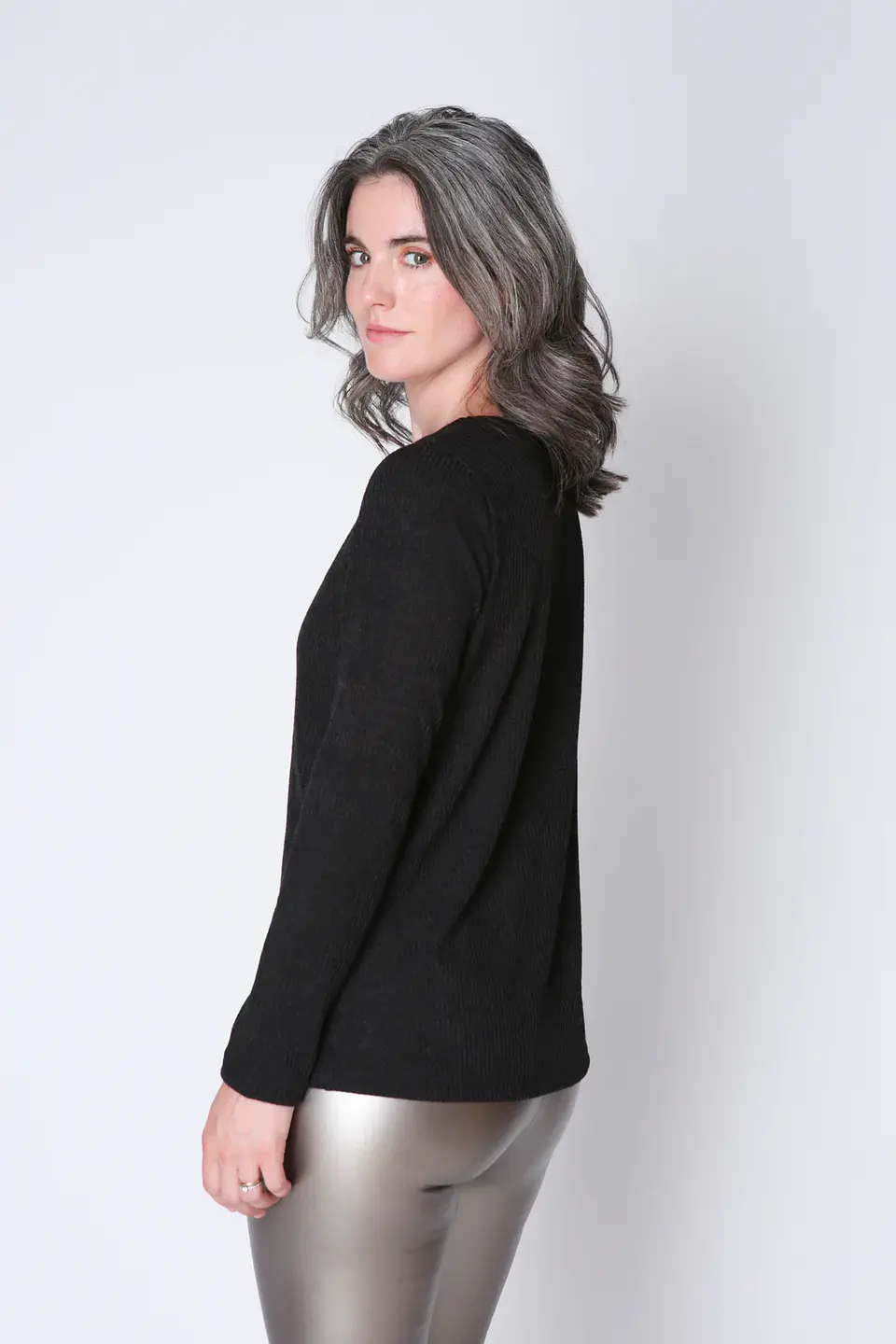 Polera Mujer Negra Eclipce 23F64467 2