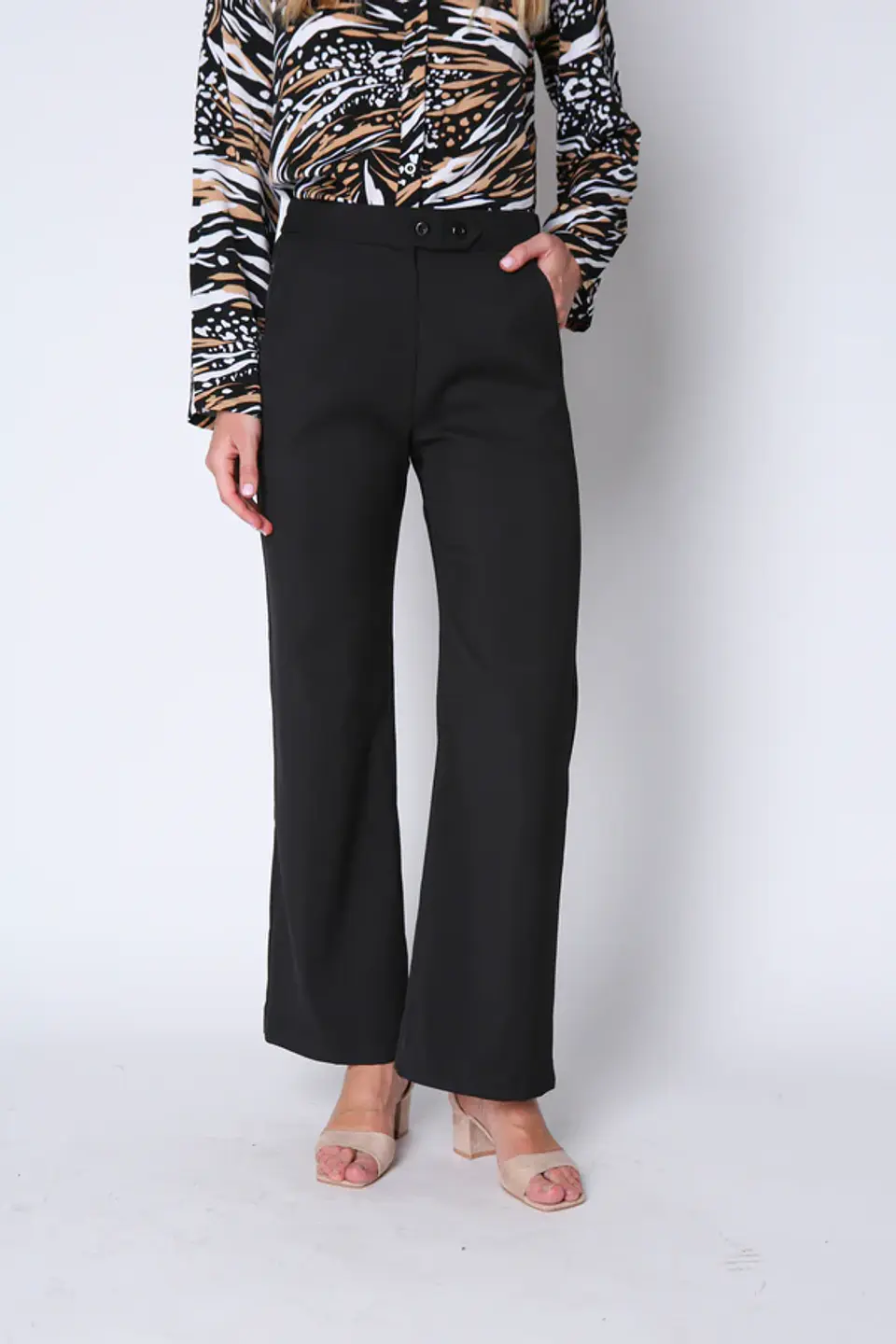 Pantalón Vestir Mujer Negro Eclipce 23F64768 1