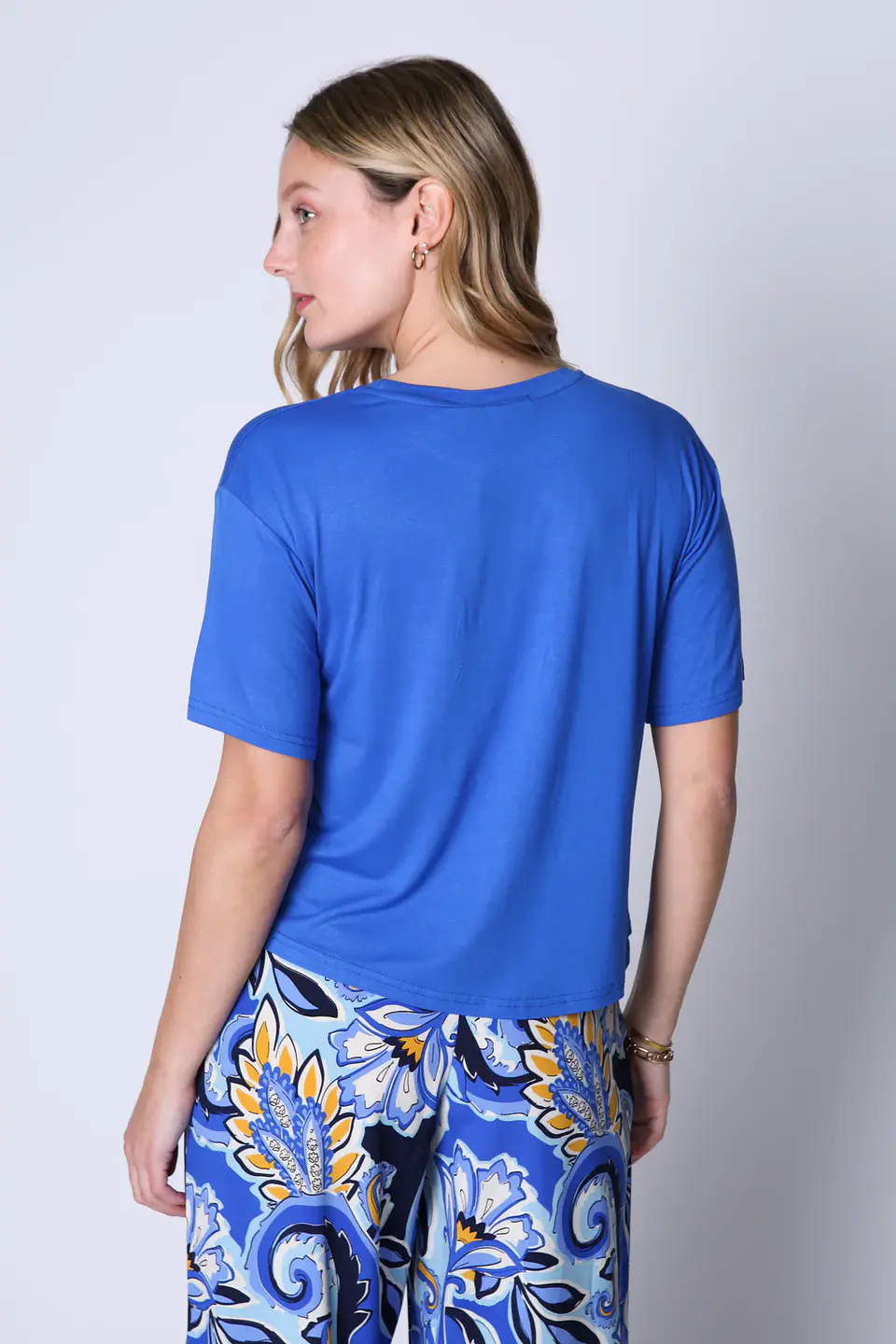 Polera Mujer Azul Eclipce 24V34395 2