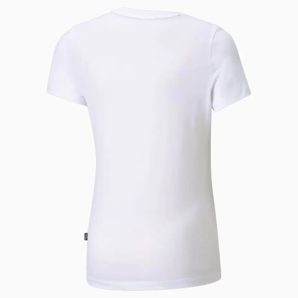 Polera Juvenil Blanca Puma 587029 02            2