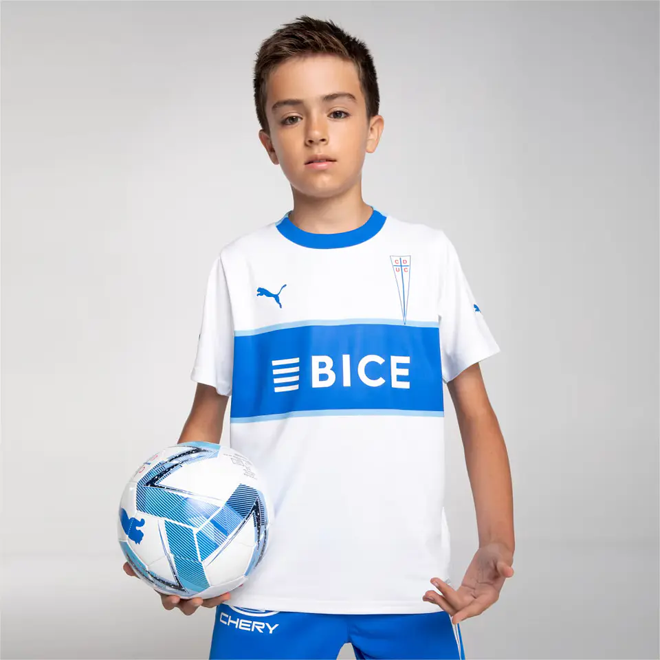 Camiseta Local Universidad Católica Niño/Juvenil Azul Puma 763590 01            1