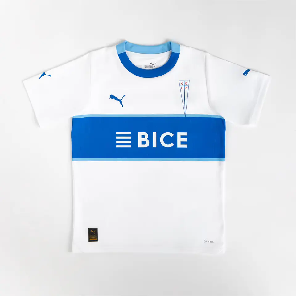 Camiseta Local Universidad Católica Niño/Juvenil Azul Puma 763590 01            4