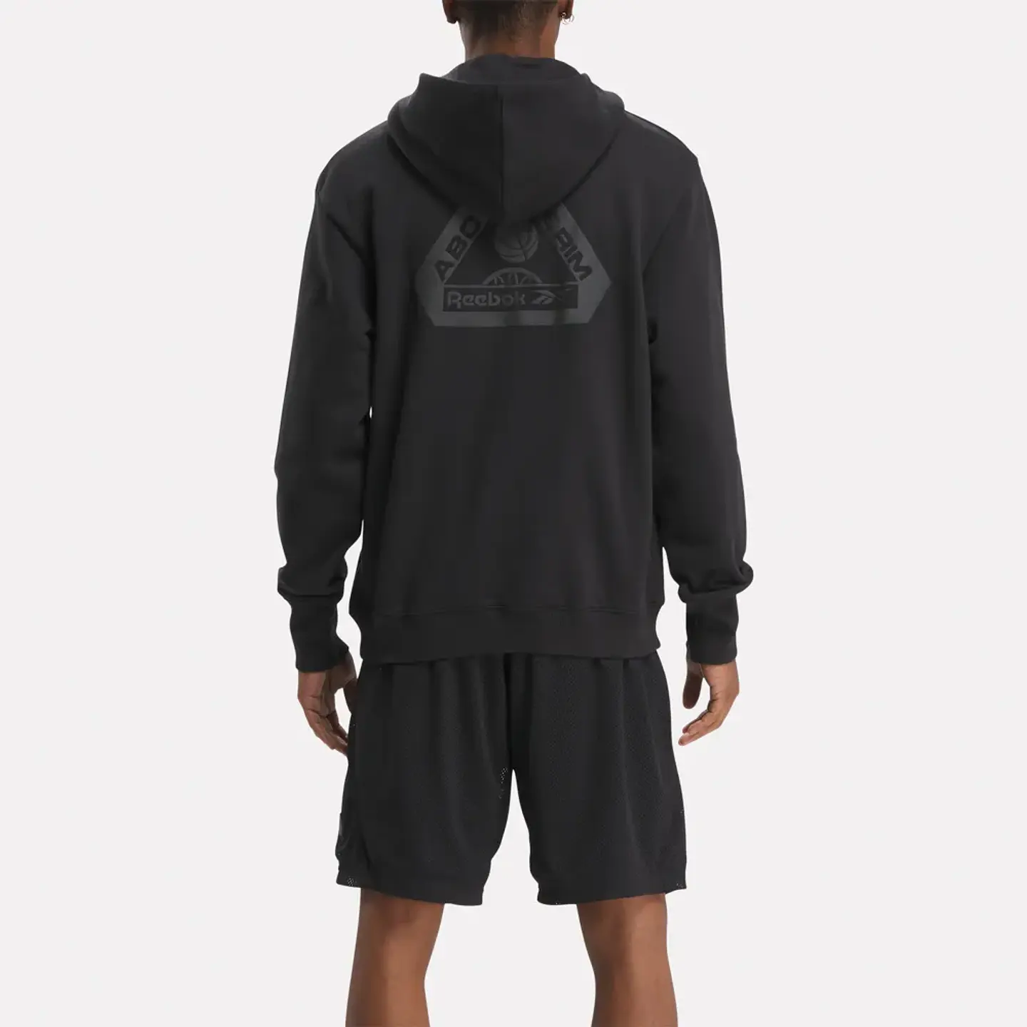 Polerón Hombre Negro Reebok 100075817            2