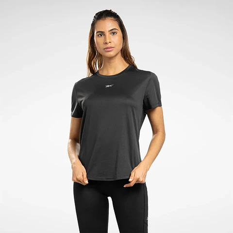 Polera Mujer Negra Reebok 100034918           