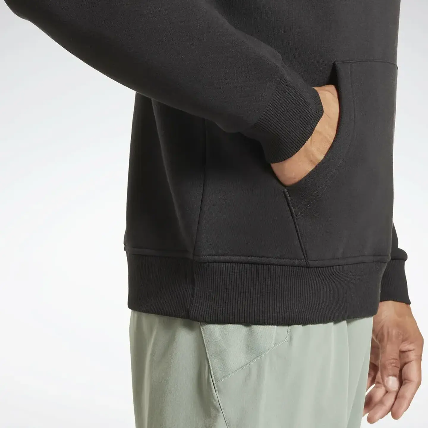 Polerón Hombre Negro Reebok 100050290            3