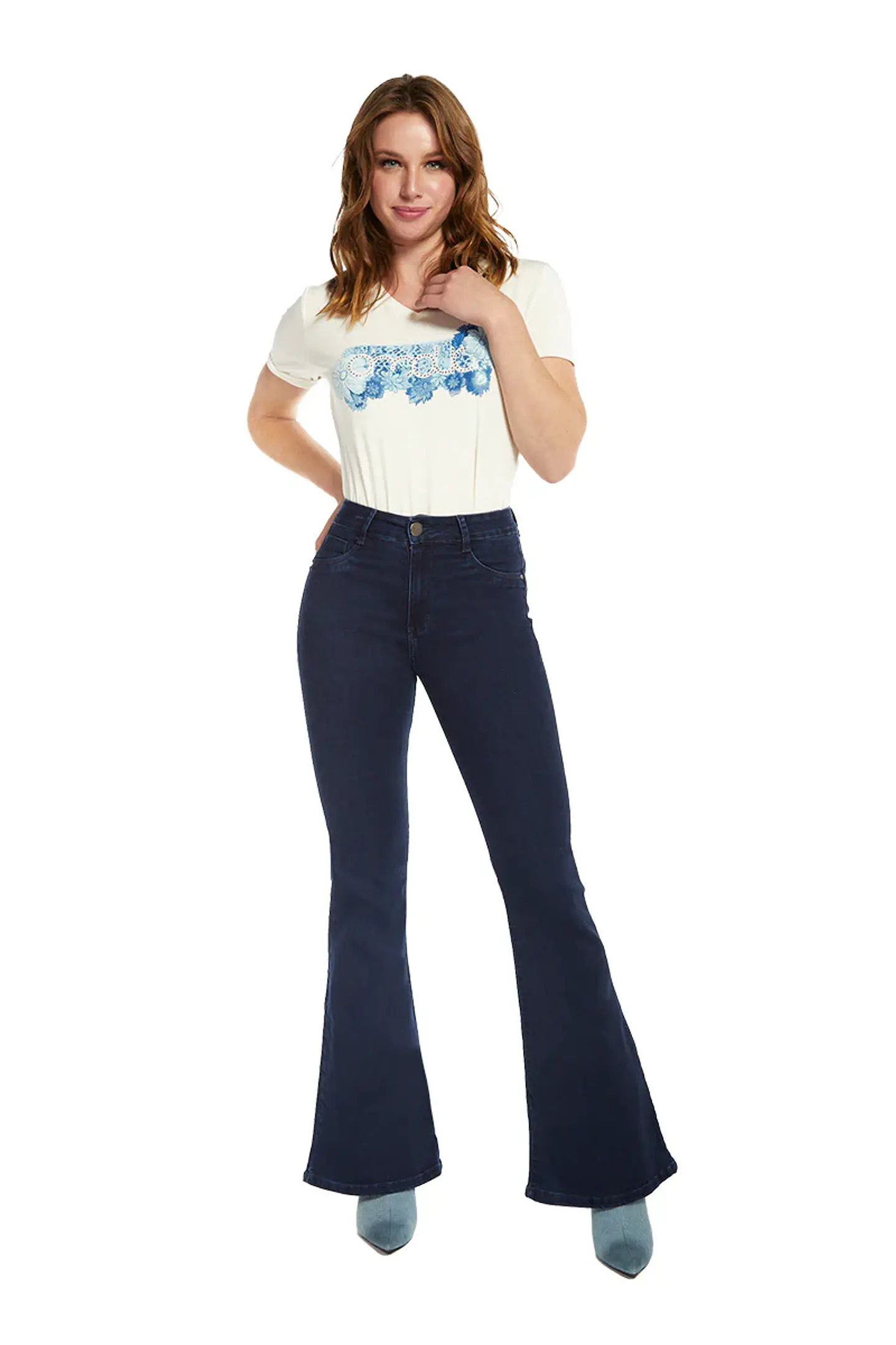 Jeans Mujer Azul Amalia 3741                 1