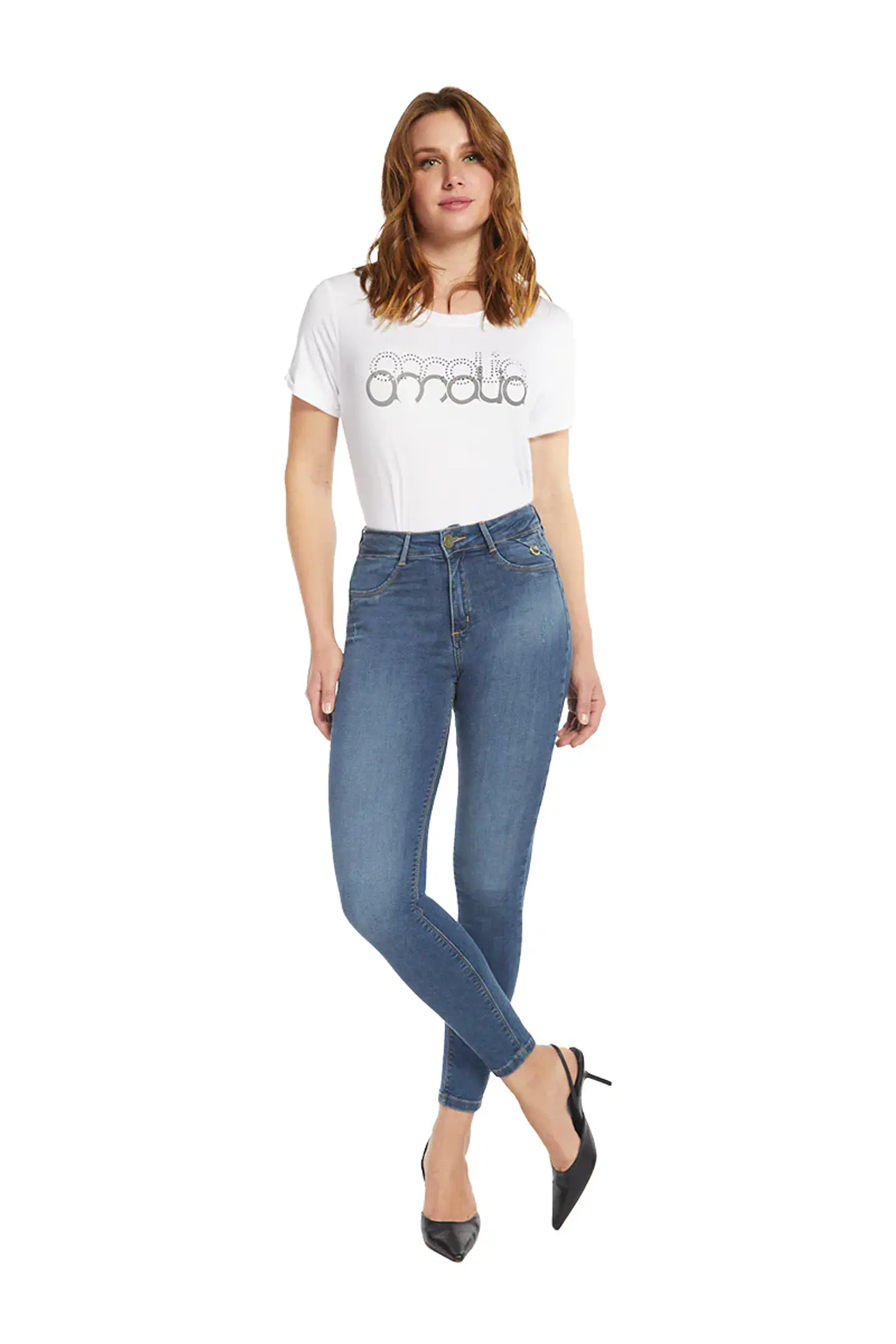 Jeans Mujer Azul Amalia 4007                 1