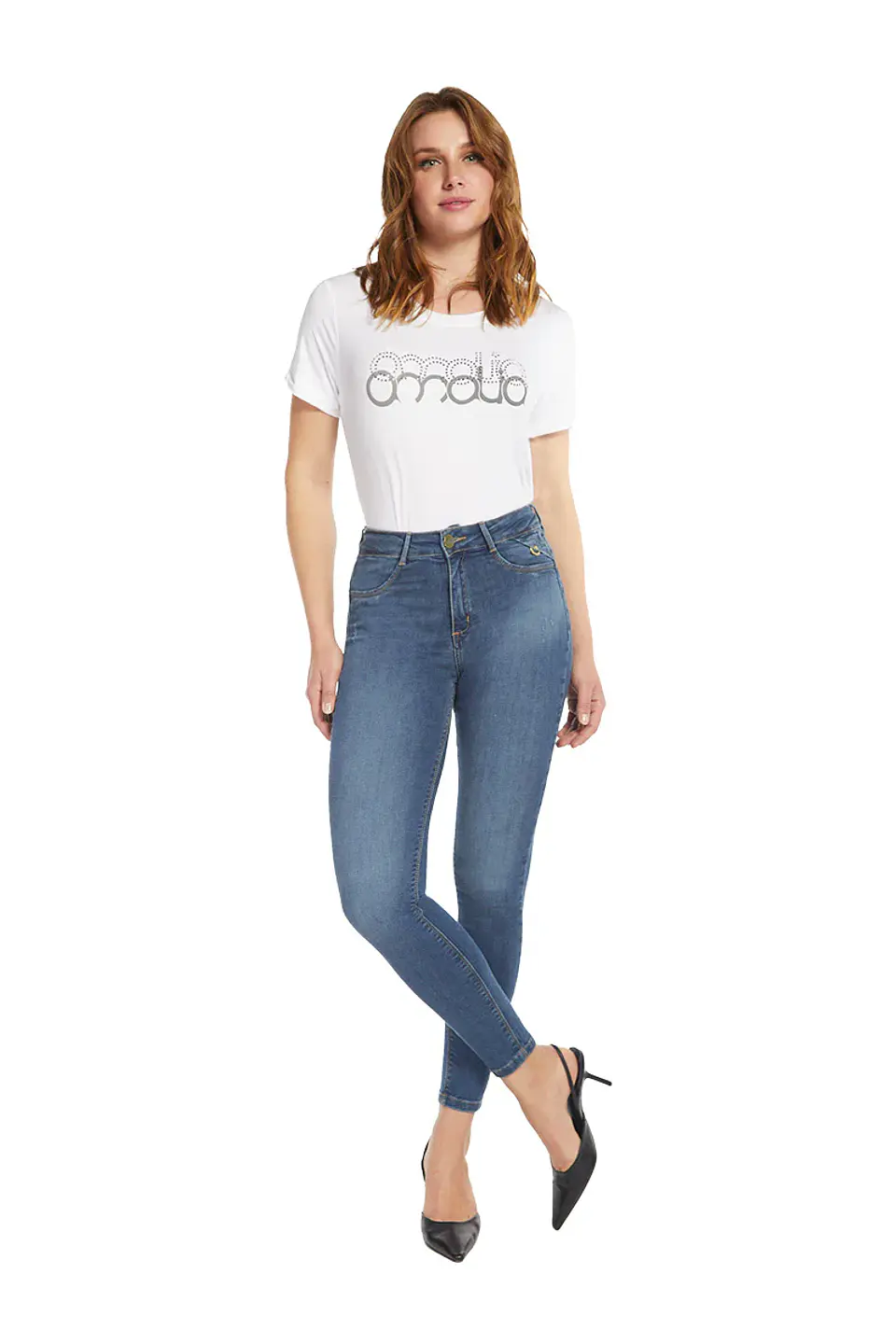 Jeans Mujer Azul Amalia 4007                 1