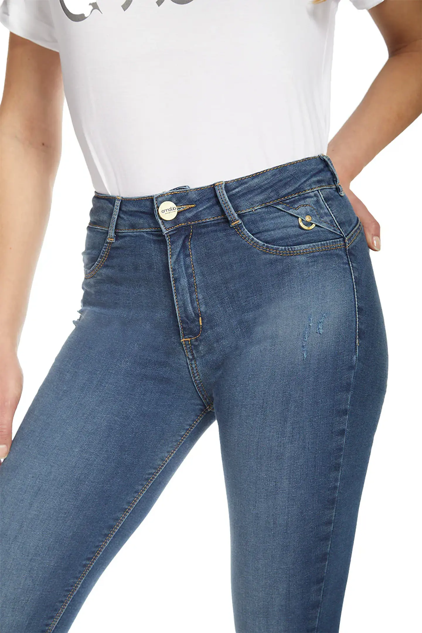 Jeans Mujer Azul Amalia 4007                 2