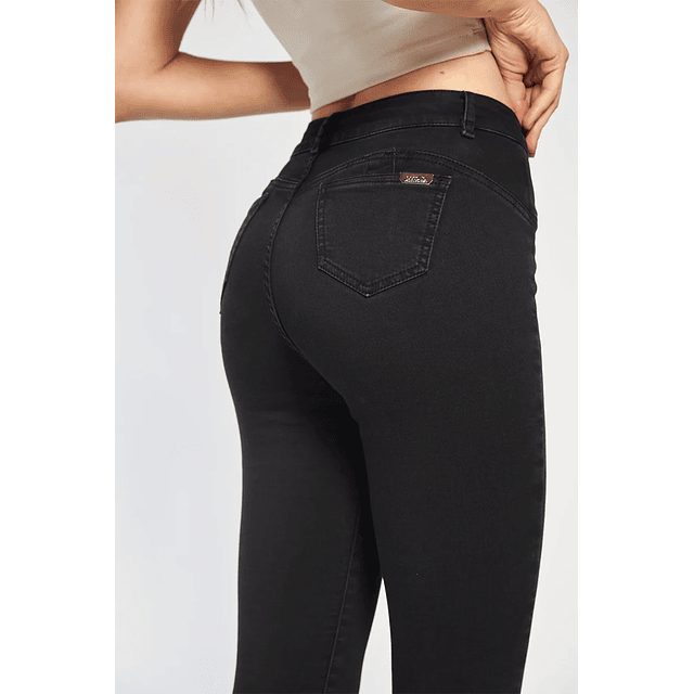 Jeans Mujer Negro Amalia 4716                