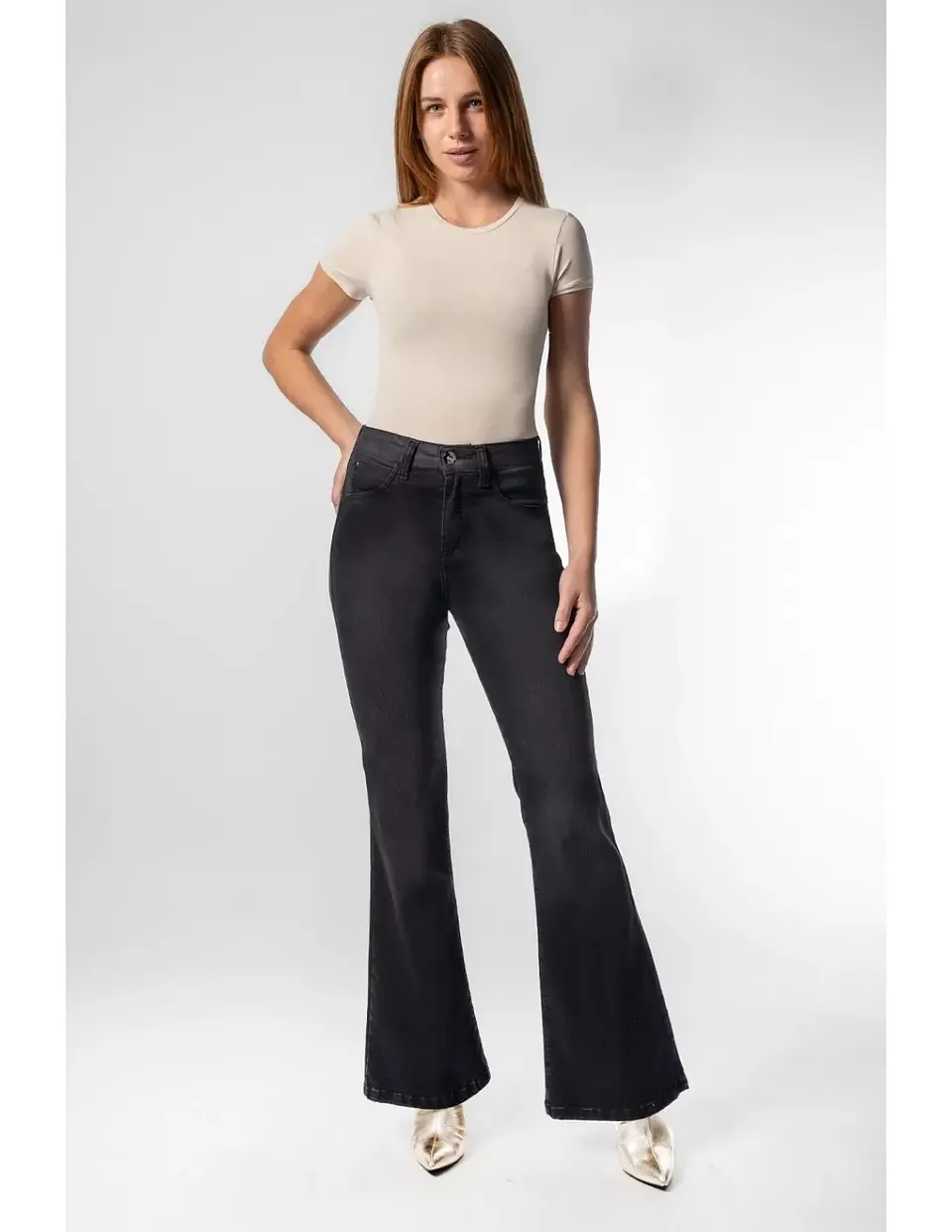 Jeans Mujer Negro Mohicano 3629                 1