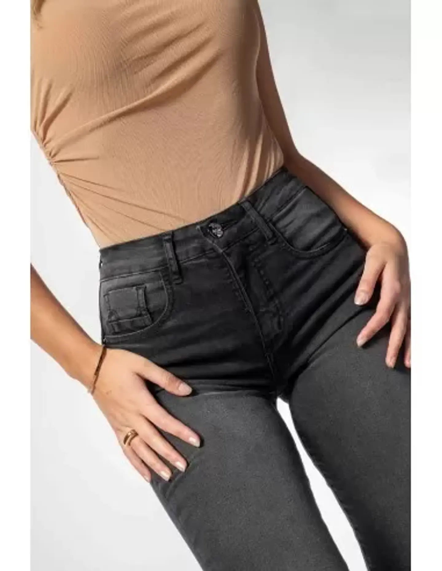 Jeans Mujer Negro Mohicano 3662                 2