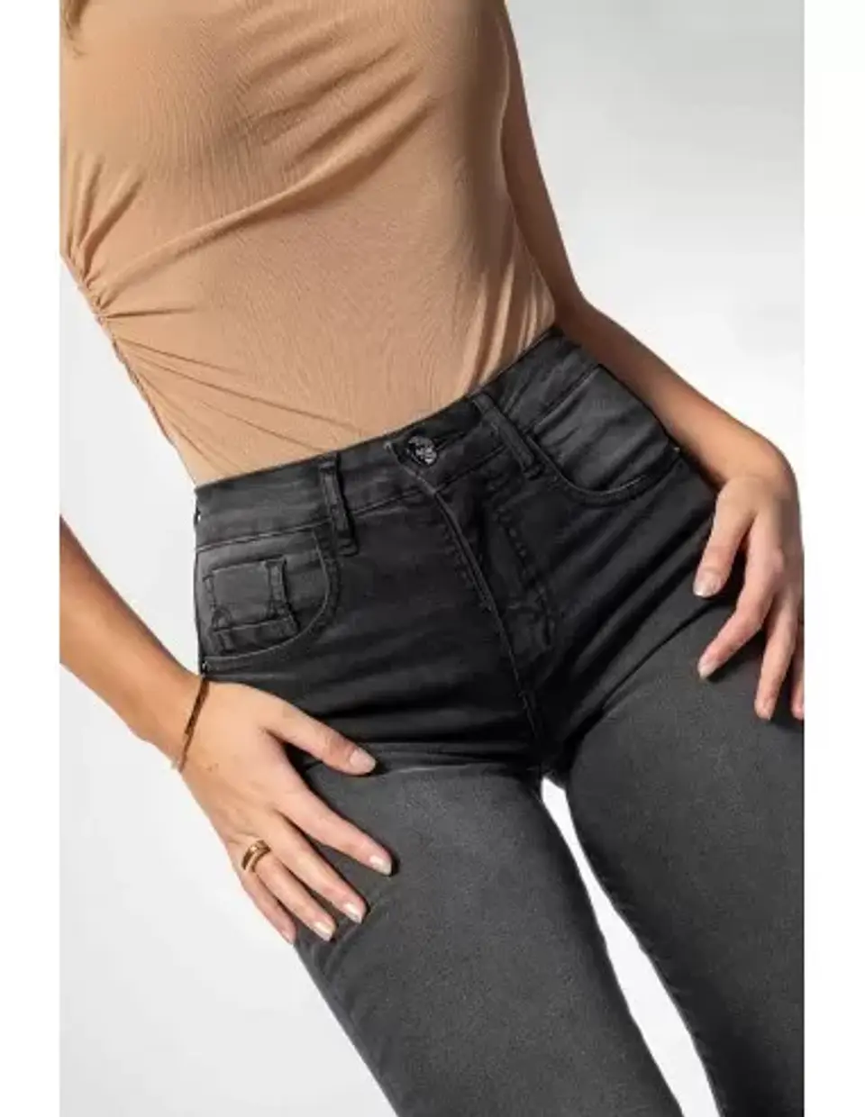 Jeans Mujer Negro Mohicano 3662                 2